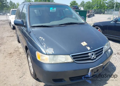 2004 Honda Odyssey Ex-L from USA, damaged, VIN 5FNRL18964B069905